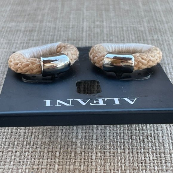 Alfani Women Earrings Ear Jewelry Hoops Doorknocker Post Earrings $25 - Picture 4 of 7